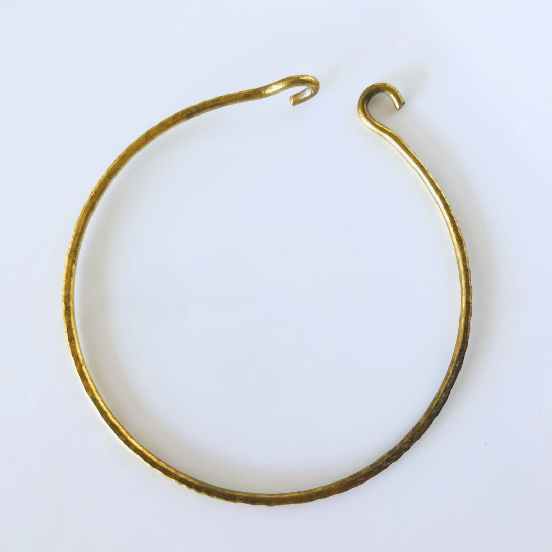 Textured Brass Bangle – Simple and Timeless
