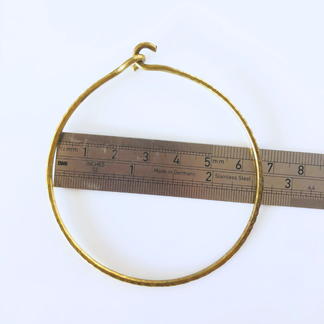 Textured Brass Bangle – Simple and Timeless