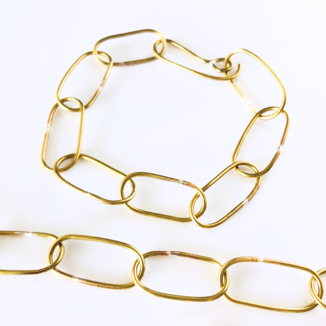 Brass Link Bracelet