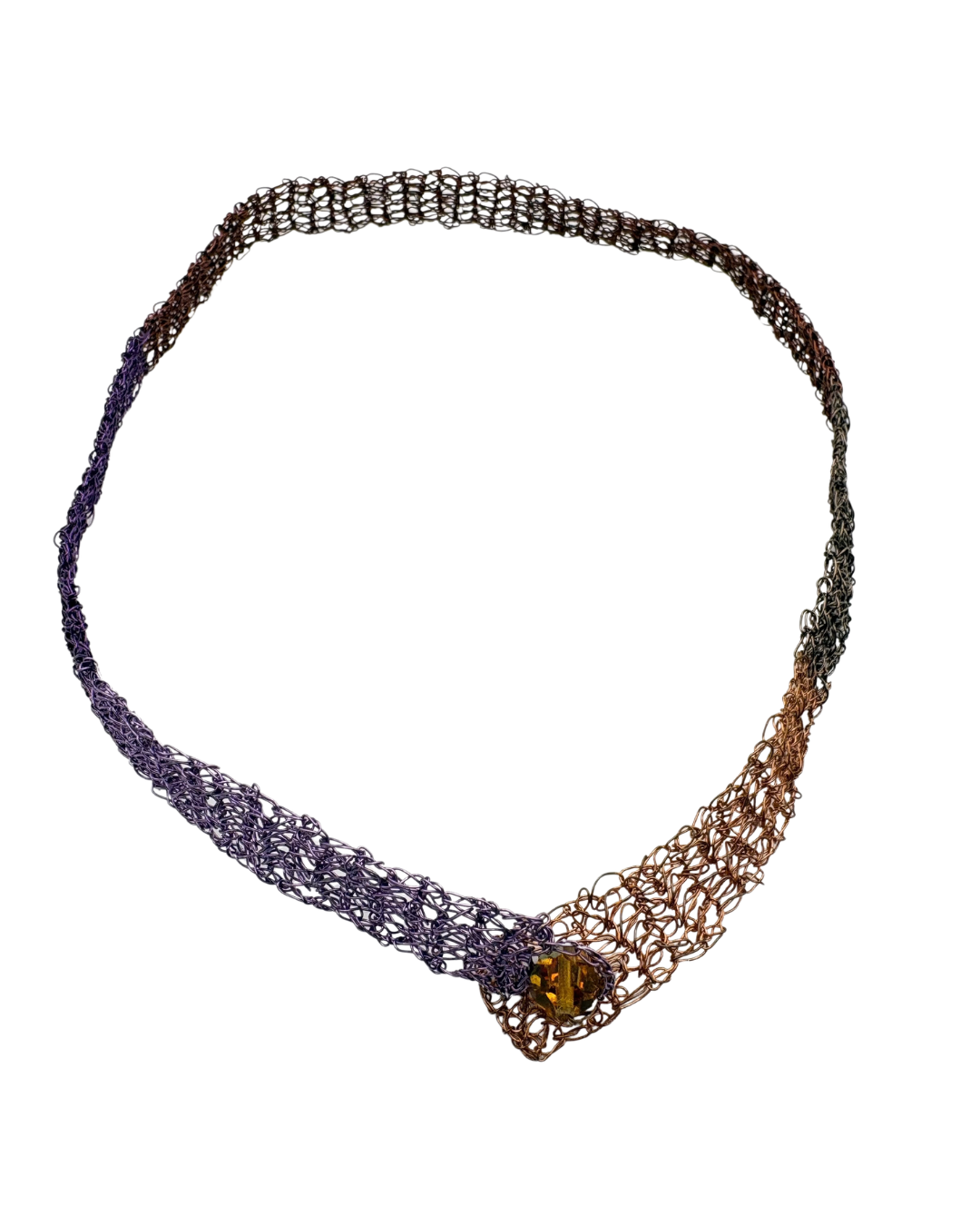 Crocheted wire jewellery
