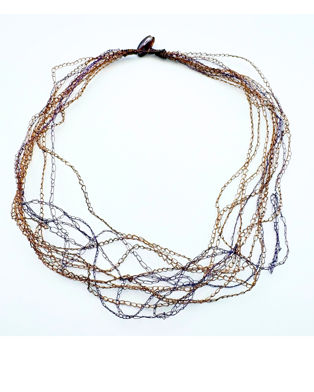 Crocheted wire jewellery