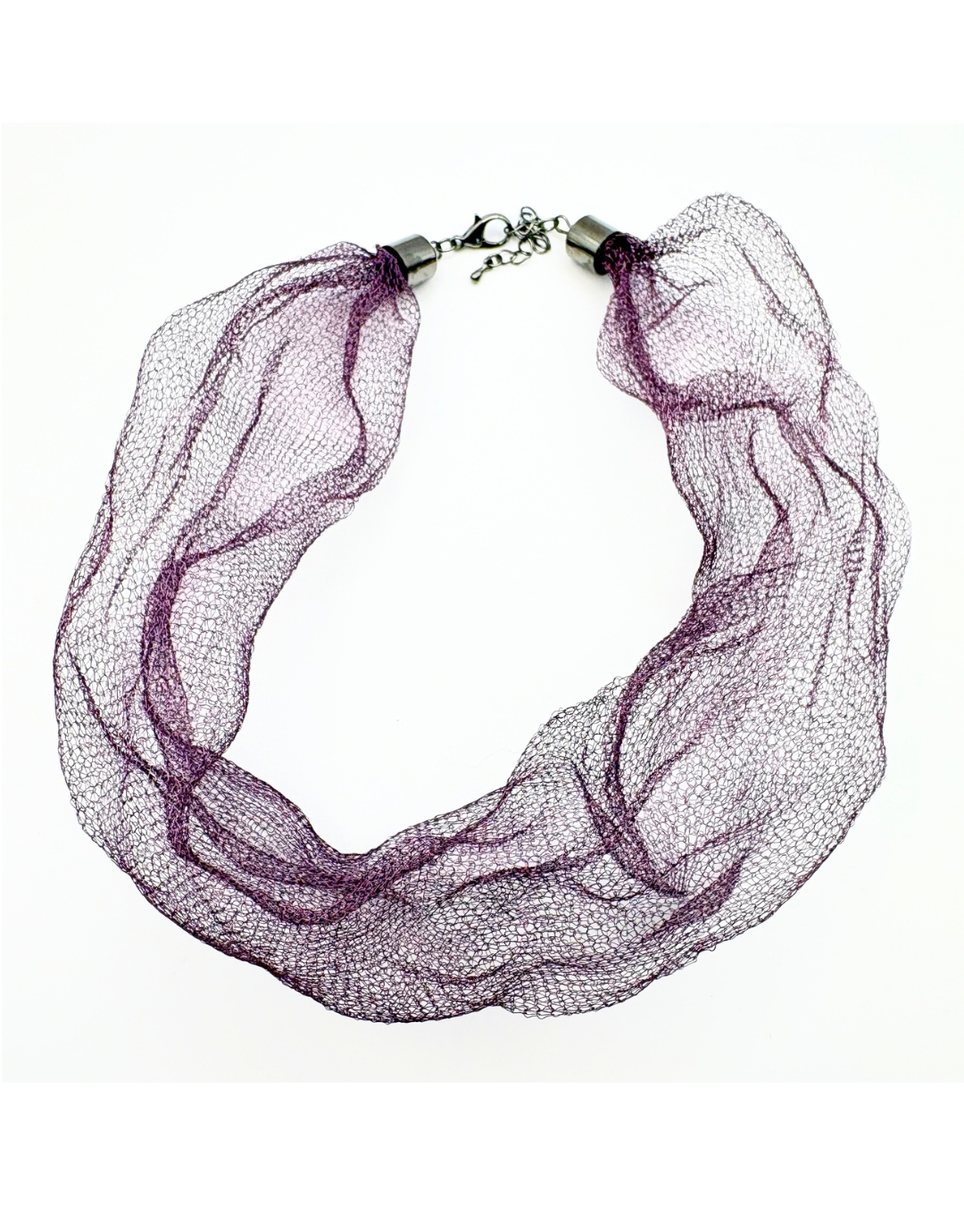 Crocheted wire jewellery