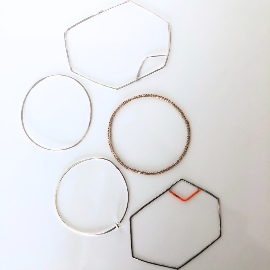 Handcrafted Silver Bangles