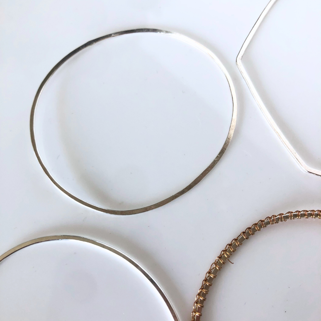 Handcrafted Silver Bangles