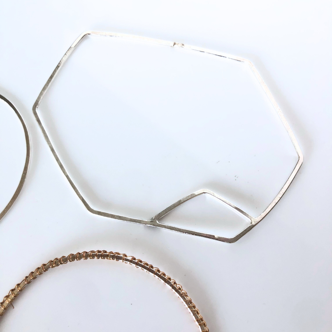 Handcrafted Silver Bangles