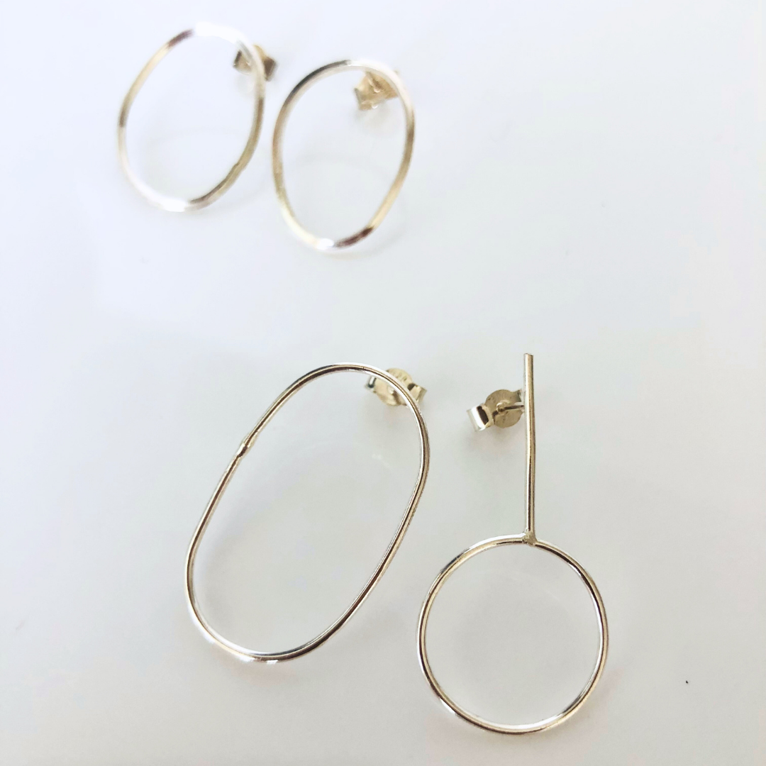 Silver Stud Earrings