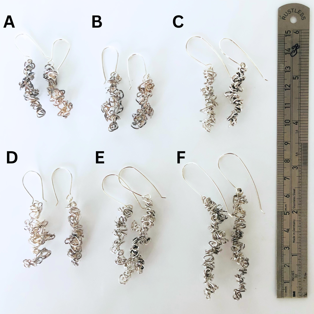 Silver Swirl Drop Earrings – Timeless Elegance