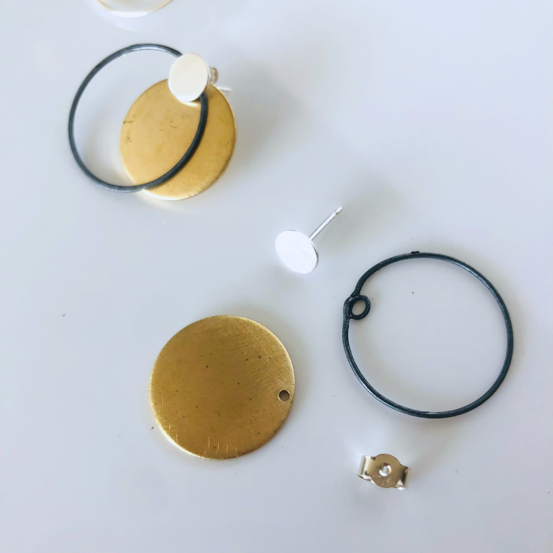 Handmade Silver and Brass Ear Jackets – Limited Discount