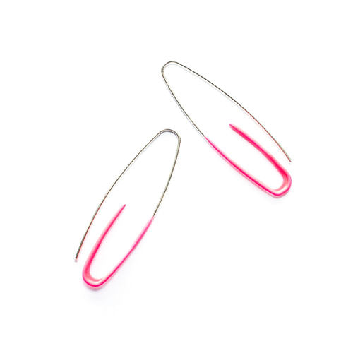 Paper Clip Ear Threader with Colour Rubber