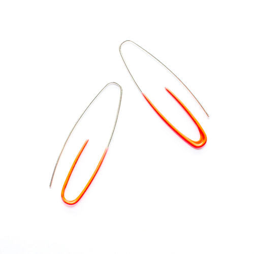 Paper Clip Ear Threader with Colour Rubber