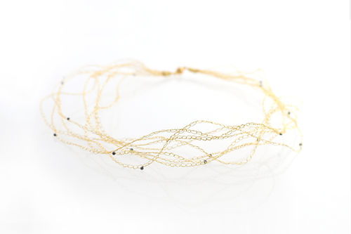 Delicate Hand Crocheted Glamorous Necklace