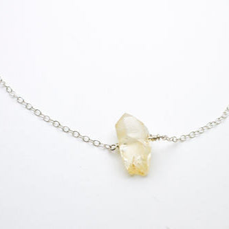 Raw Quartz Necklace