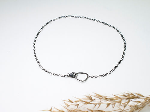 Dainty Summer Silver Anklet