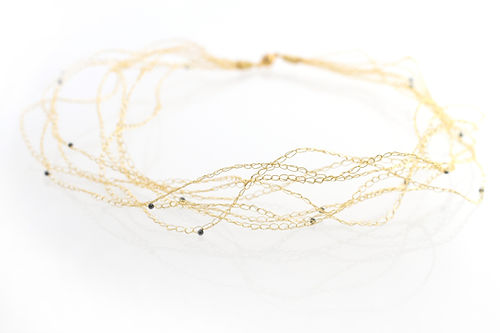 Delicate Hand Crocheted Glamorous Necklace