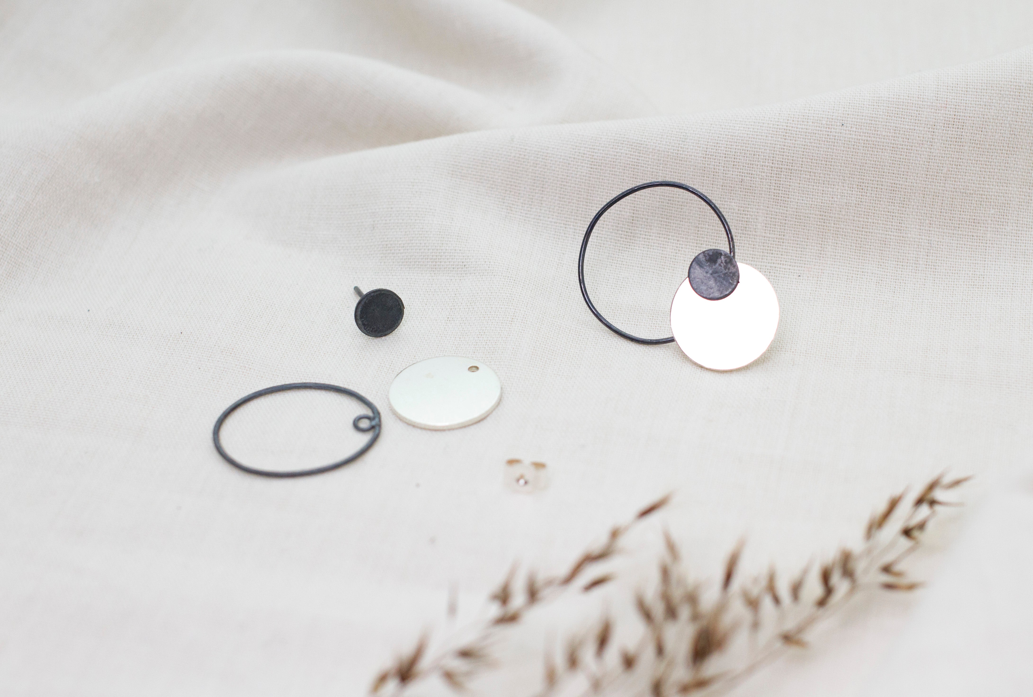 Silver Ear Jacket Earrings